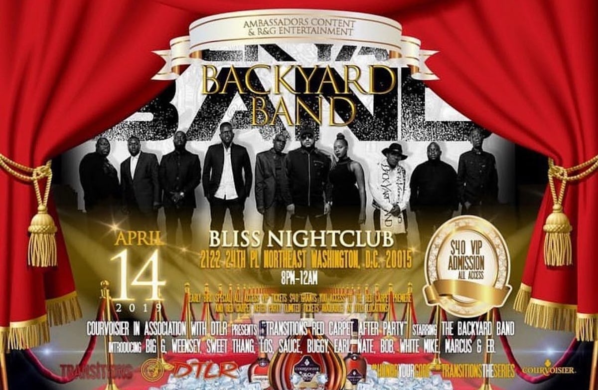 Tablelist Buy Tickets And Tables To Backyard Band At Bliss At Bliss Dc