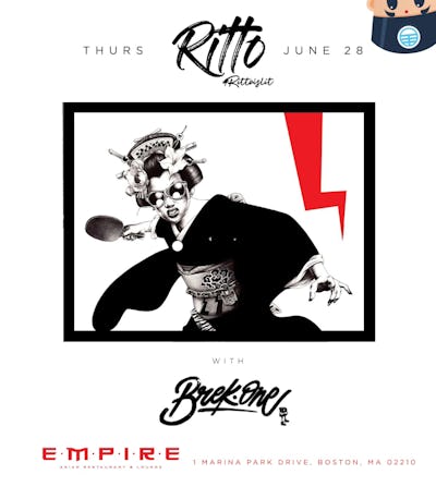 Tablelist Buy Tickets And Tables To Ritto Ll Music By Brek One At Empire Online