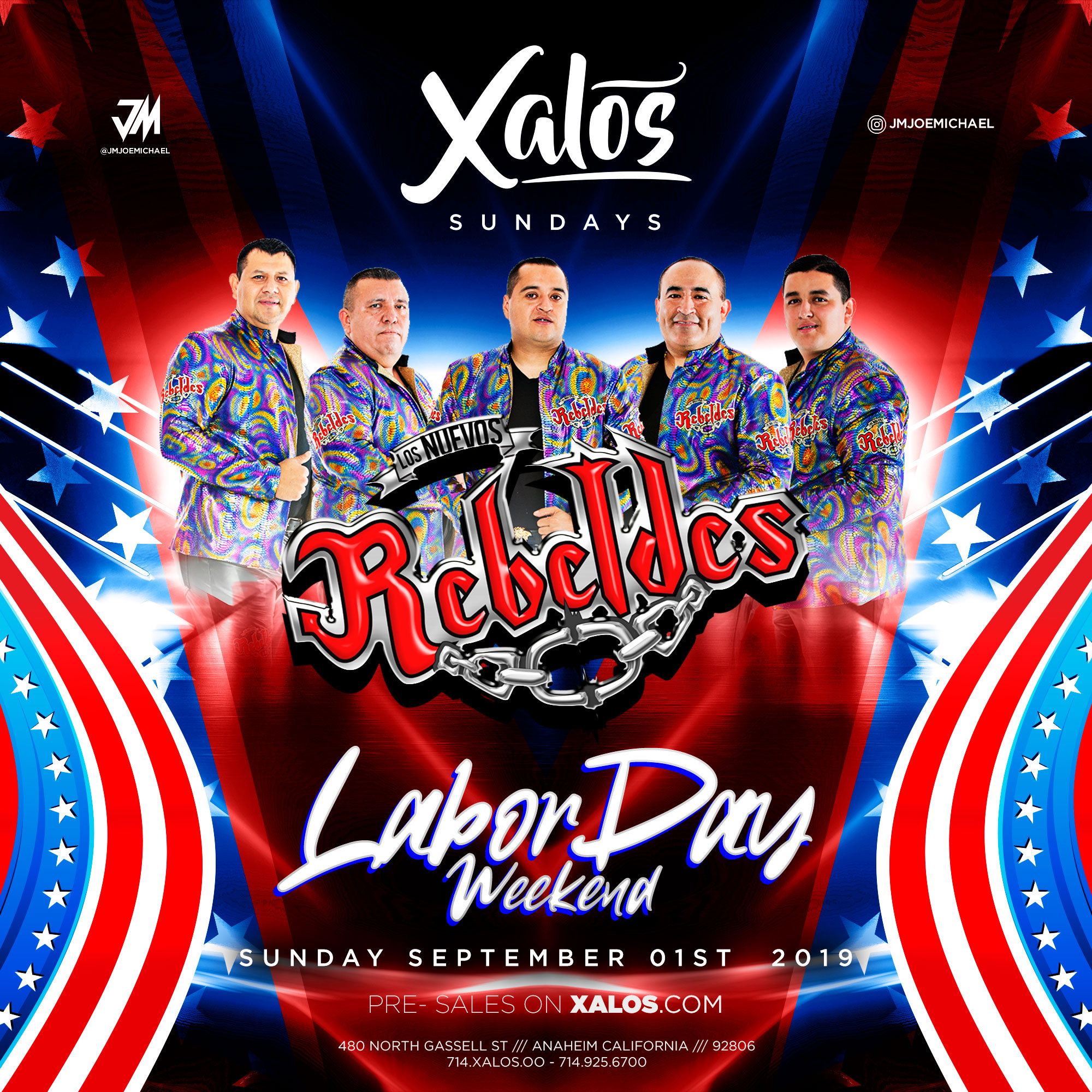 Tablelist | Buy Tickets and Tables to Los Nuevos Rebeldes at Xalos Event  Center