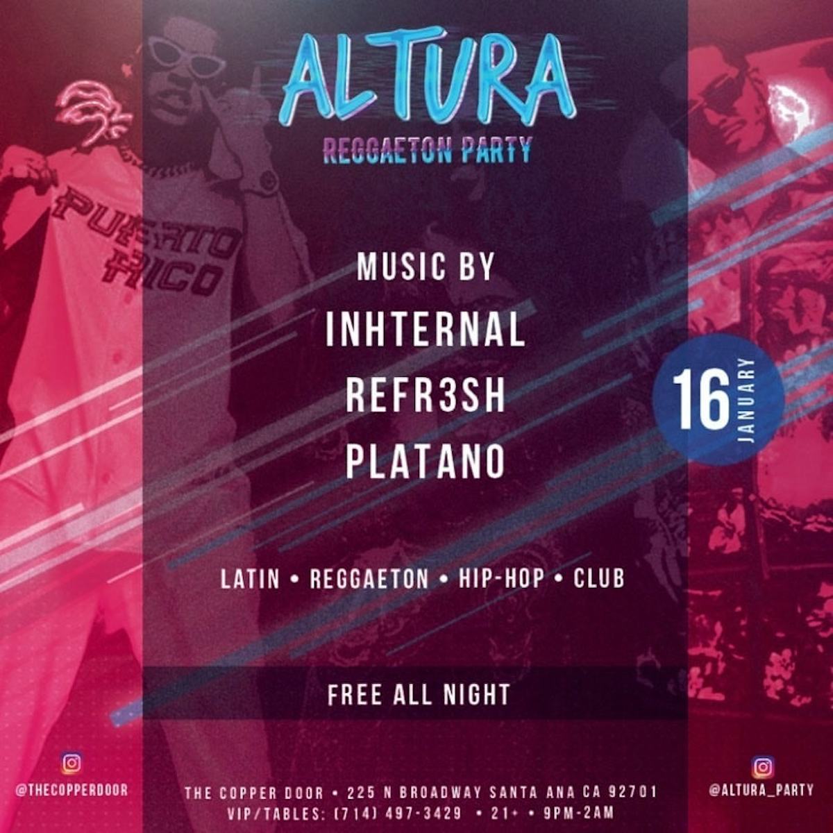 Tablelist Buy Tickets And Tables To Altura Reggaeton Party At