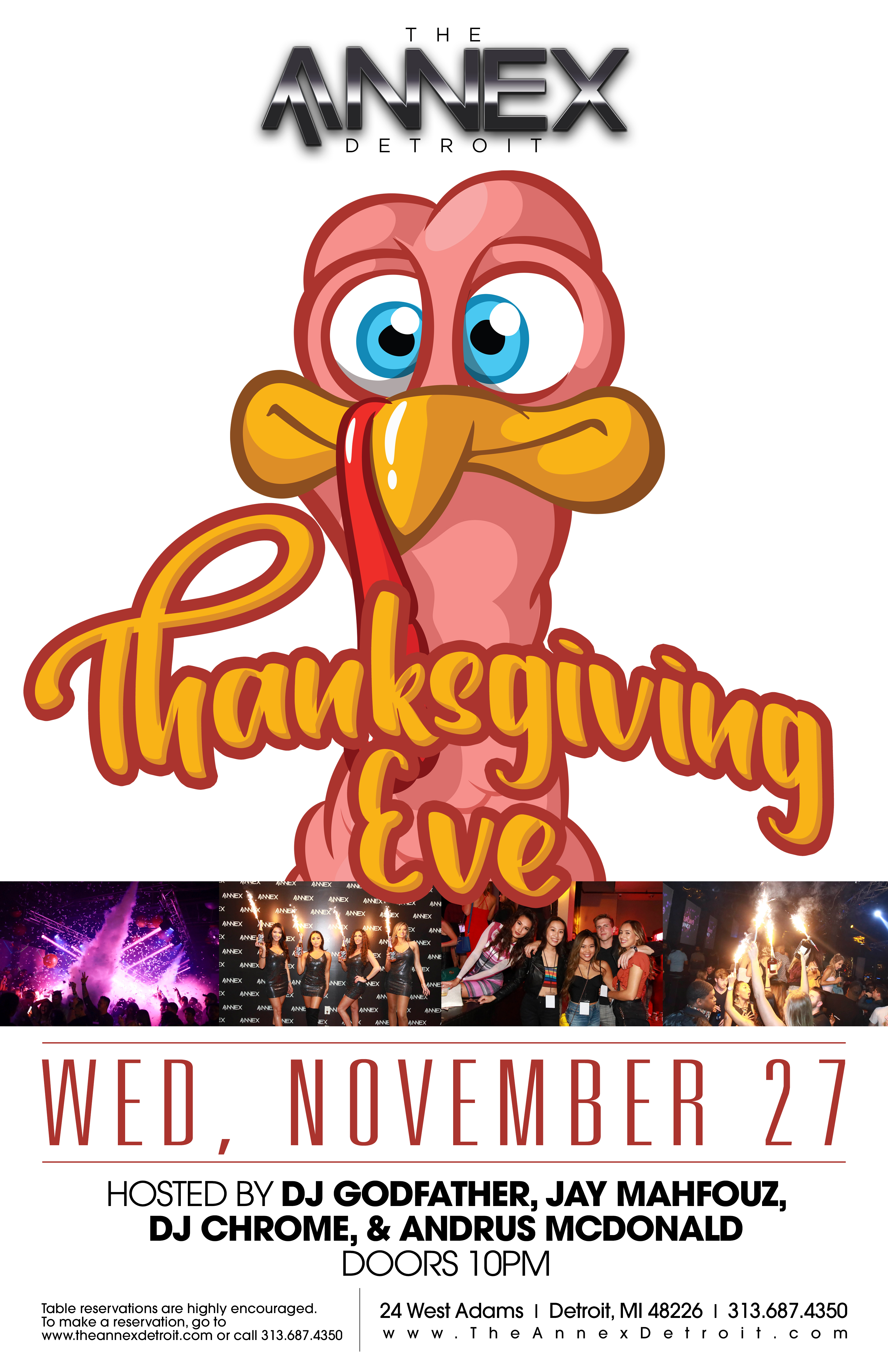 Tablelist | Buy Tickets and Tables to Thanksgiving Eve at ...